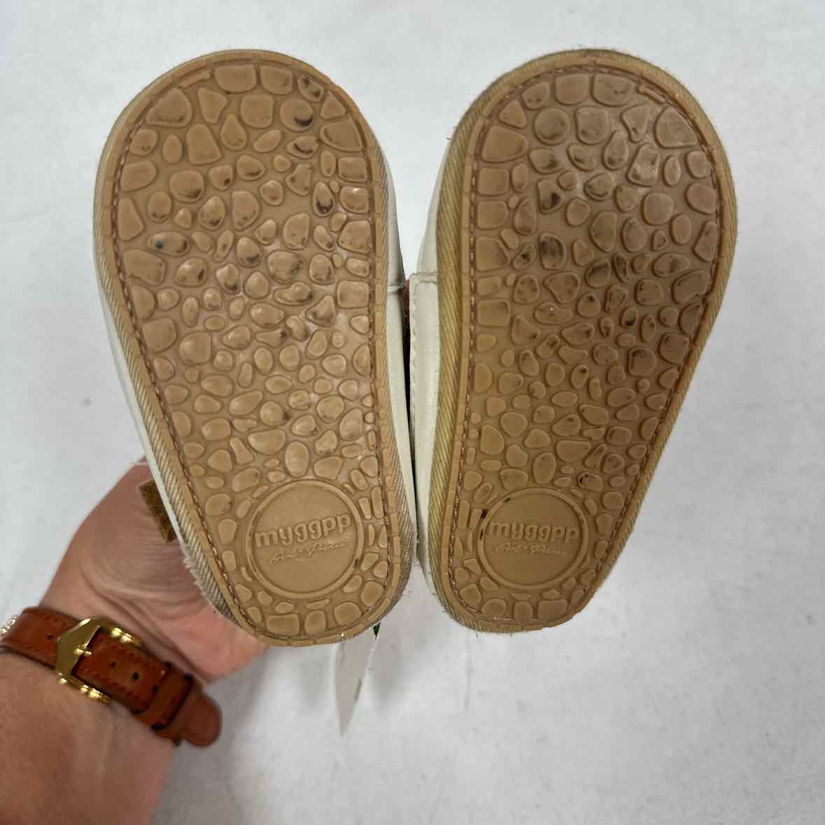 myggpp Gold Infant Shoe Size 3 (Infant) Girls Casual Shoes