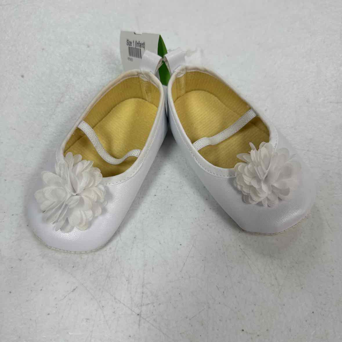 no  brand White Infant Shoe Size 1 (Infant) Girls Casual Shoes