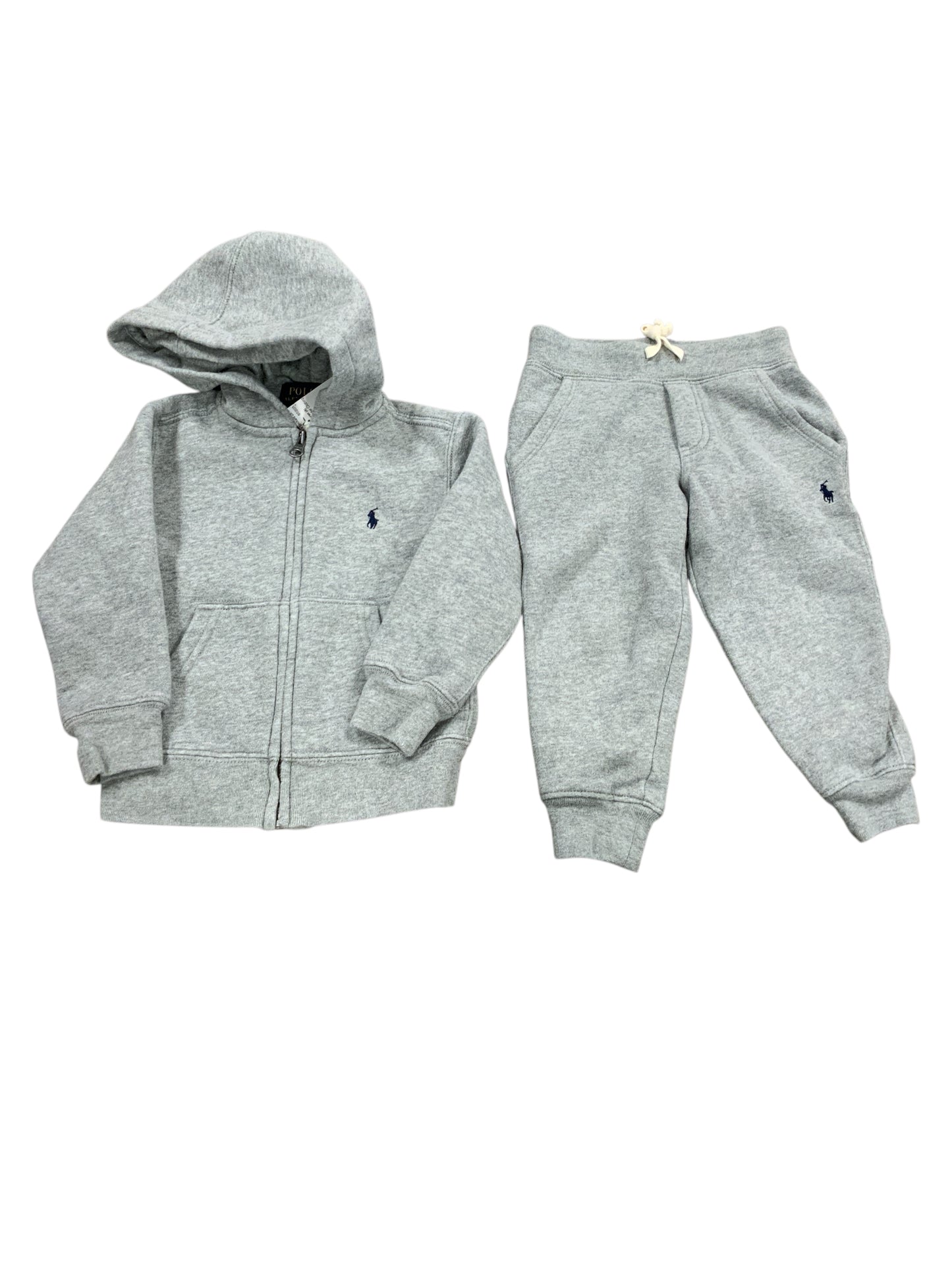 Polo Ralph Lauren (A) Gray Toddler Size 2T Boys 2PCCasual
