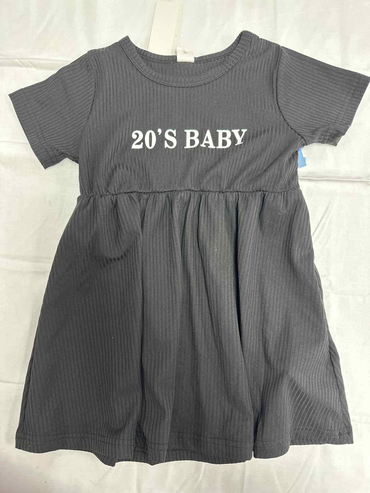 SHEIN Black Infant Size 24 MO Girls CasualDress