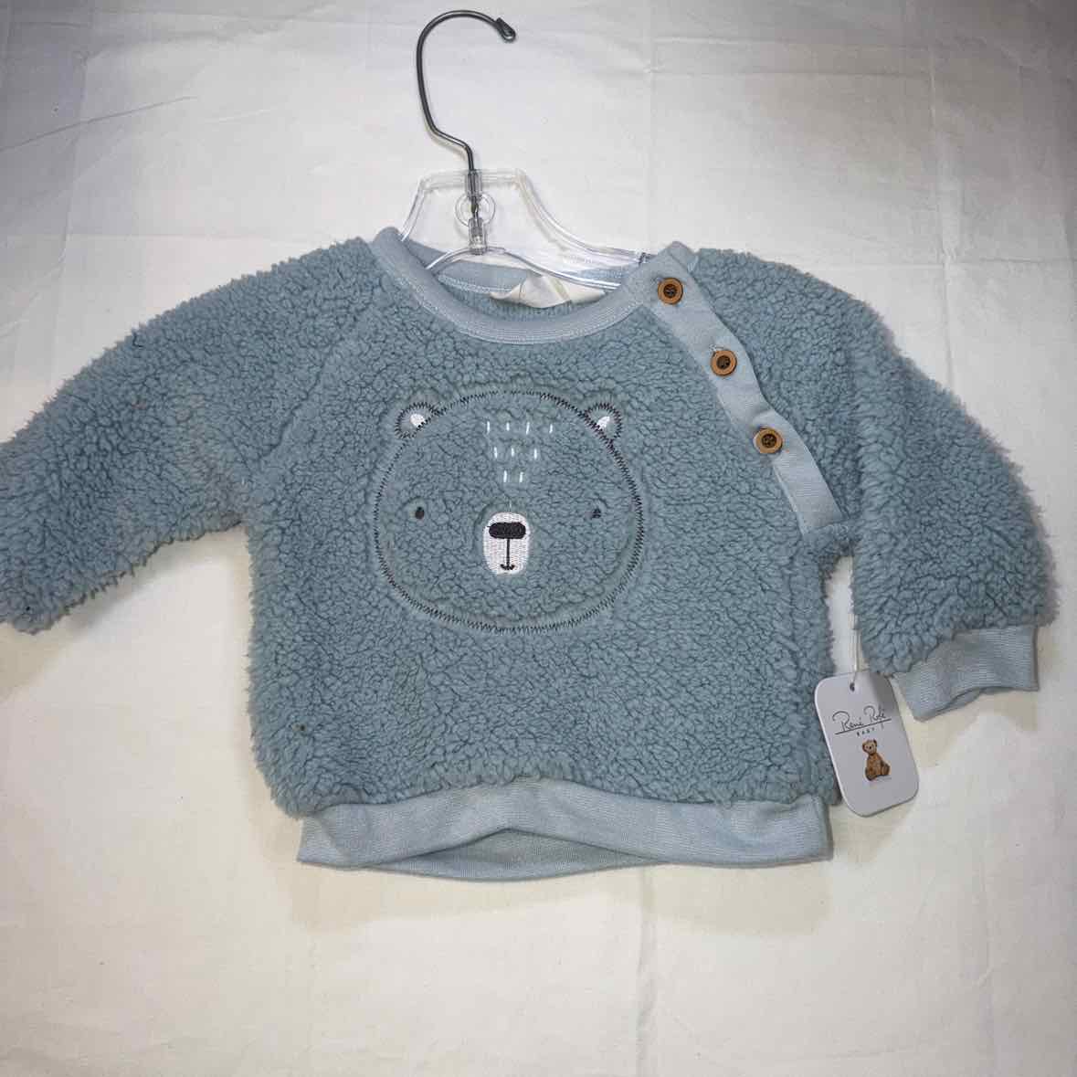Rene Rofe (C) Blue Infant Size 9 MO Boys LSTop
