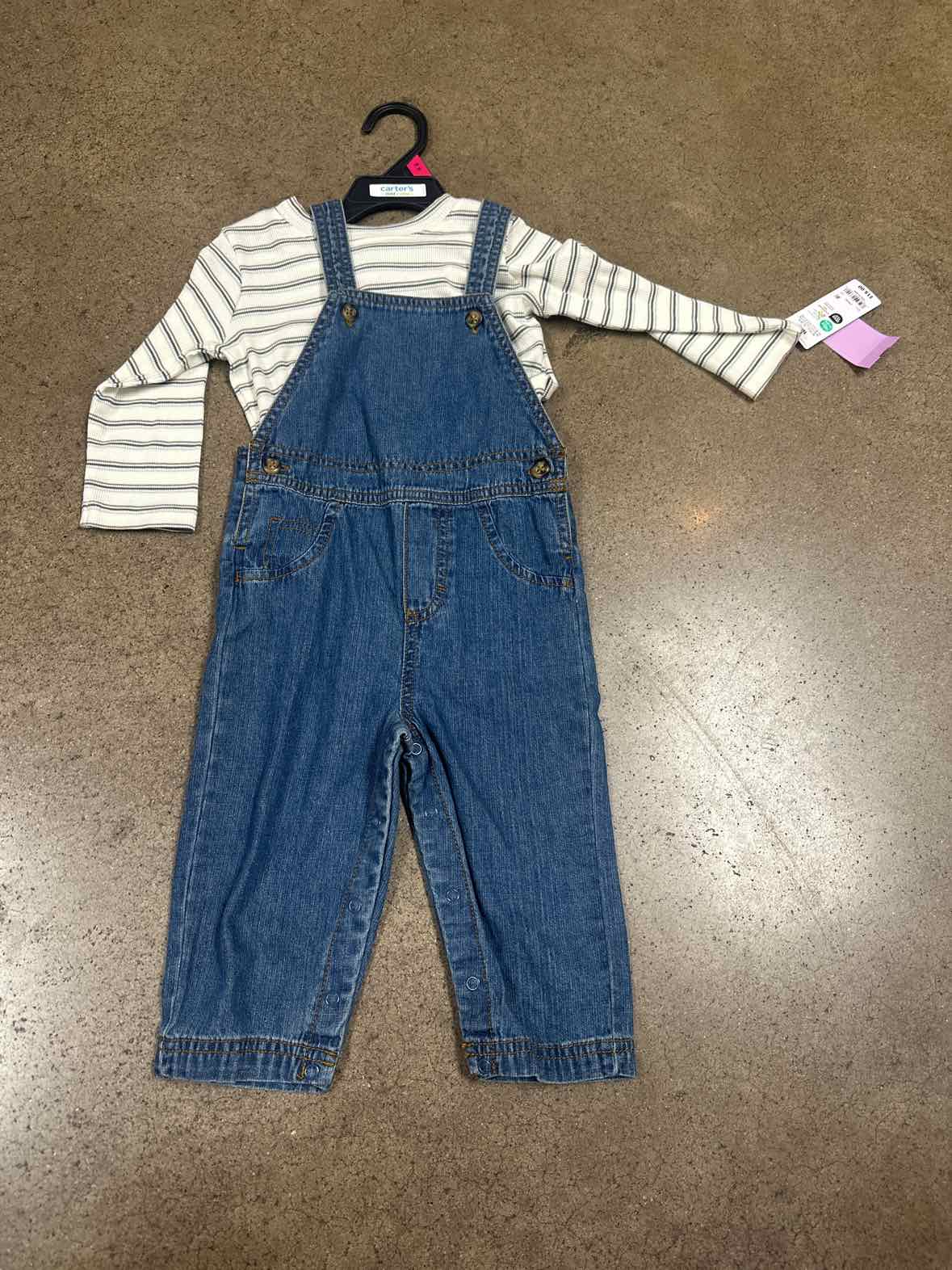 Carters (C) Cream Infant Size 18 MO Boys 2PC Casual