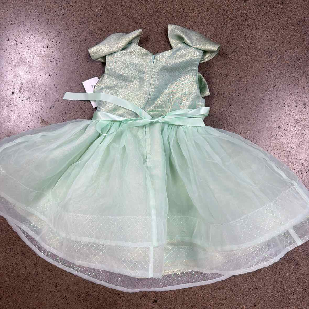 Rare Editions (B) Mint Green Toddler Size 2T Girls PartyDress