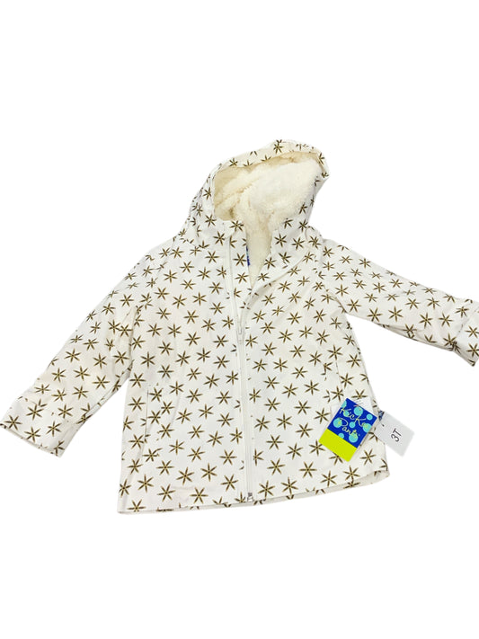 Kickee Pants (B) Cream Toddler Size 3T Girls Jacket Light