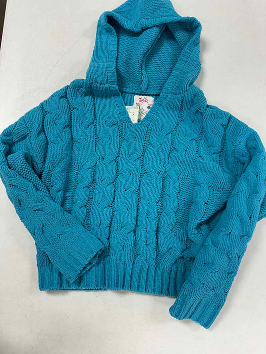 Justice (D) Blue Youth Size 12 Girls Sweatshirt