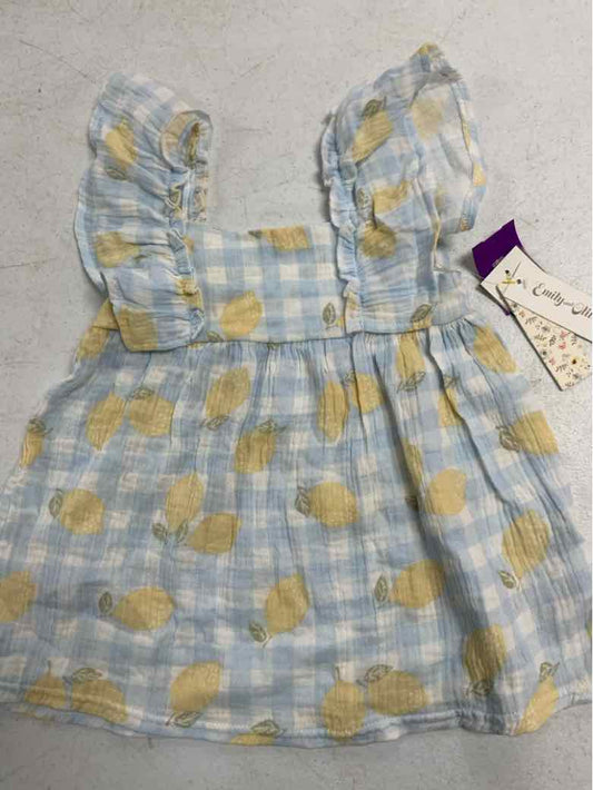 Emily and Oliver (D) Blue Toddler Size 2T Girls CasualDress