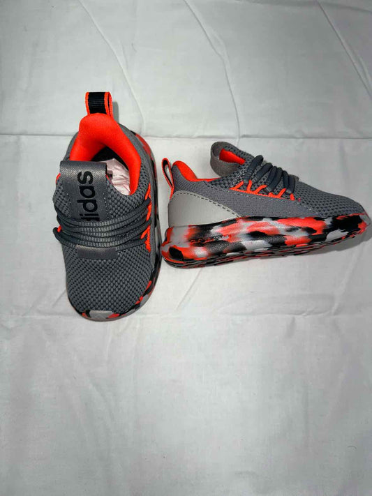 Adidas (B) Gray Toddler Shoe Size 5 (Toddler) Boys Casual Shoes