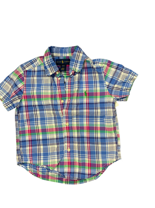 Ralph Lauren (A) Blue Toddler Size 3T Boys ButtondownSS
