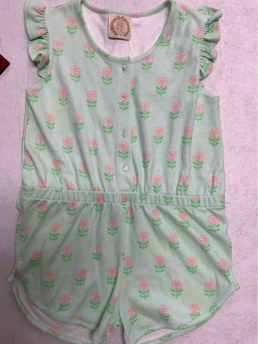 the beaufort bonnet company Blue Youth Size 8 Girls CasualRomper