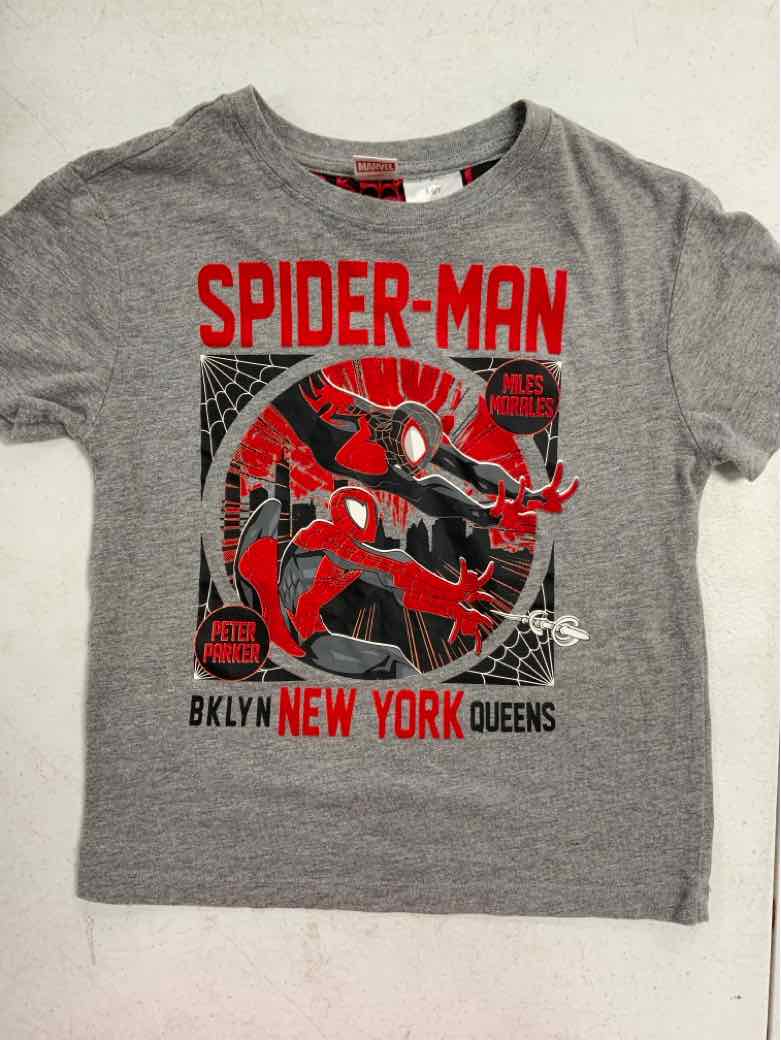Marvel (D) Gray Youth Size 7 Boys SSTop