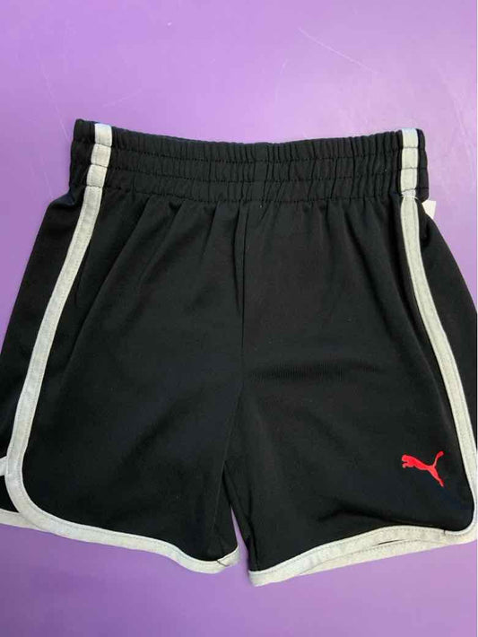 Puma (B) Black Toddler Size 2T Boys ShortAthletic