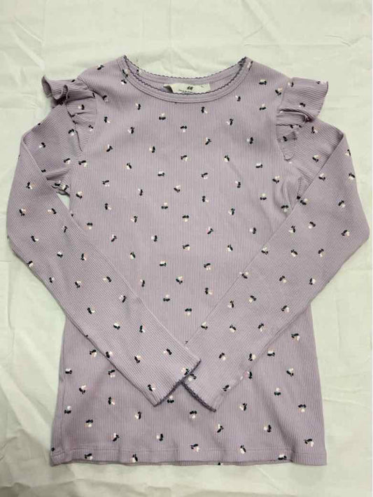 H & M (D) Purple Youth Size 10 Girls LSTop