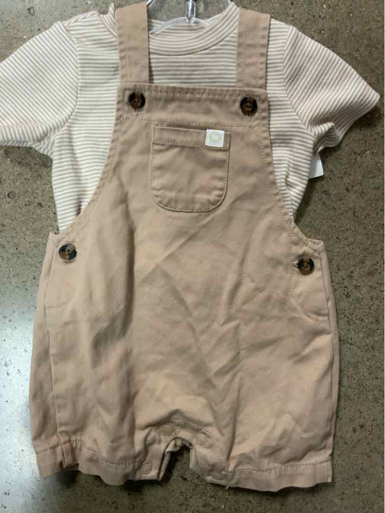Carters (C) Cream Infant Size 9 MO Boys 2PC Casual