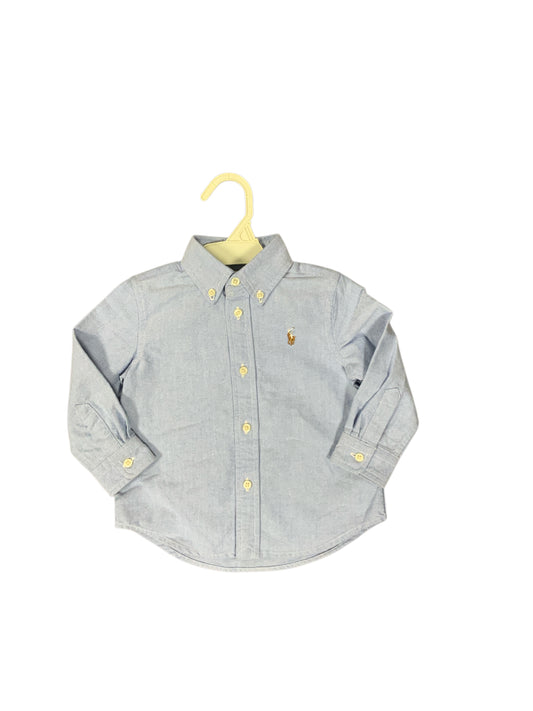 Ralph Lauren (A) Blue Infant Size 12 MO Boys ButtondownLS