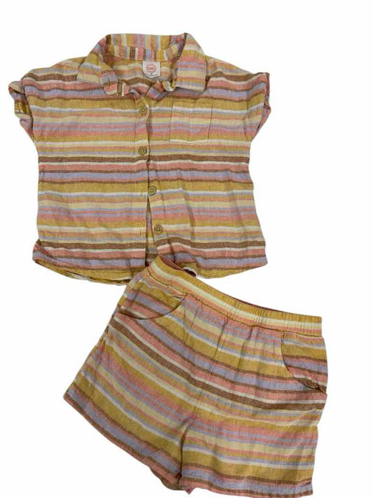 Wonder Nation (E) Orange Toddler Size 5 Girls 2PCCasual