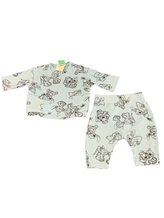 Disney Babies (C) Blue Infant Size 0-3 MO Boys 2PC Casual