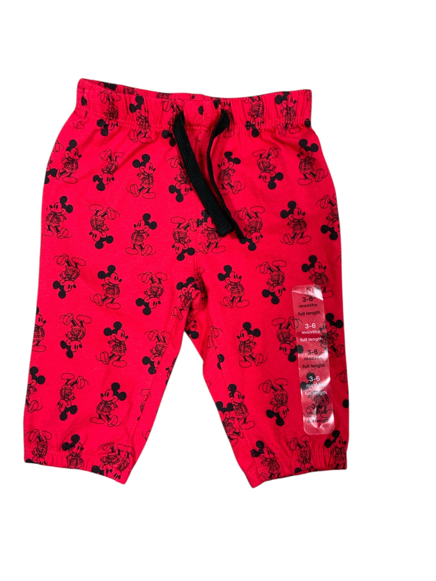 Disney (B) Red Infant Size 6 MO Boys PantBasic