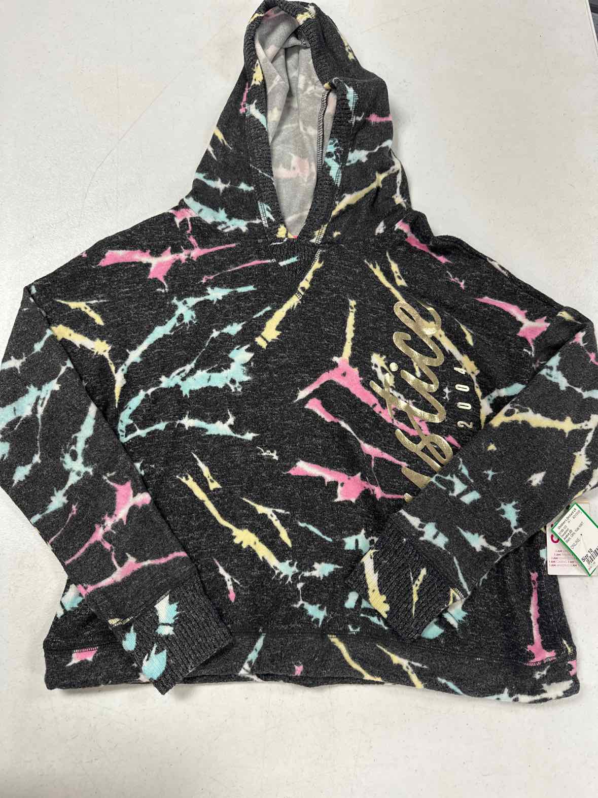 Justice (D) Black Youth Size 10 Girls Sweatshirt