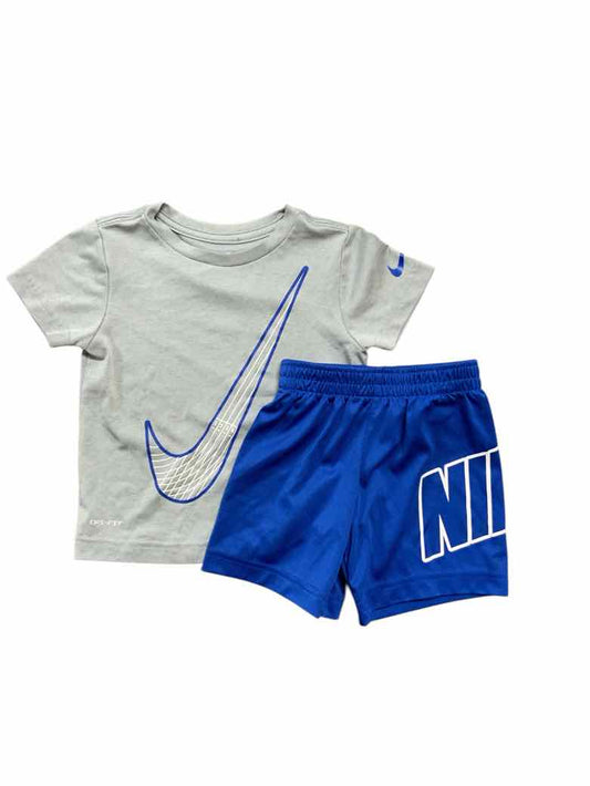 Nike (B) Gray Toddler Size 3T Boys 2PCCasual