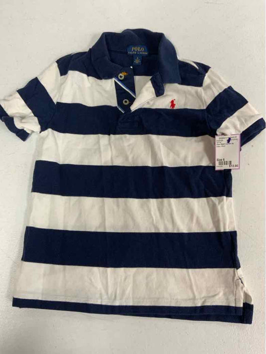 Polo Ralph Lauren (A) Navy Youth Size 6 Boys SSTop