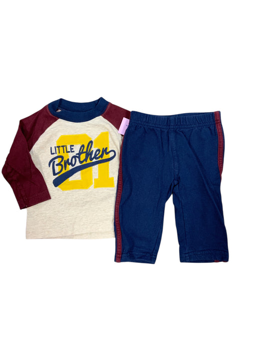 Child of Mine (D) Cream Infant Size 6 MO Boys 2PC Casual
