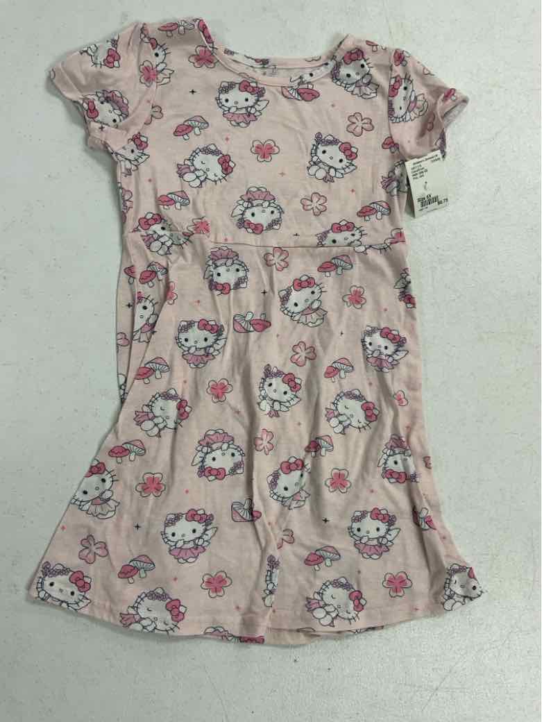 Hello Kitty (D) Pink Youth Size 6X Girls CasualDress
