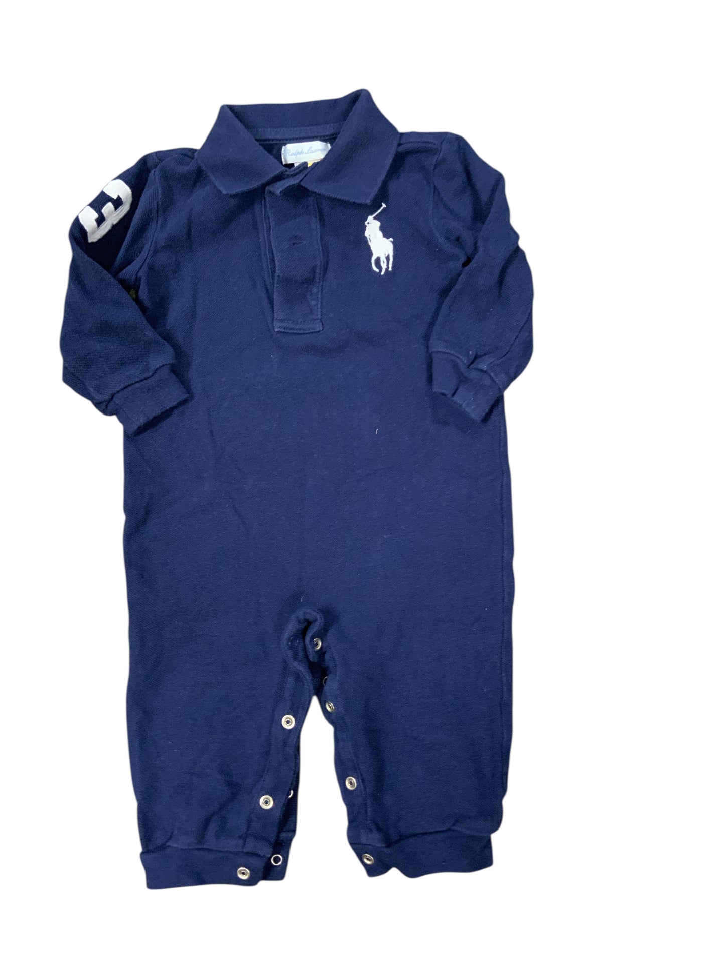 Ralph Lauren (A) Navy Infant Size 9 MO Boys 1PC Casual