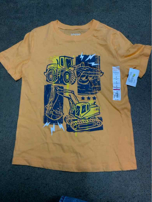 Jumping Beans (D) Orange Youth Size 7 Boys SSTop