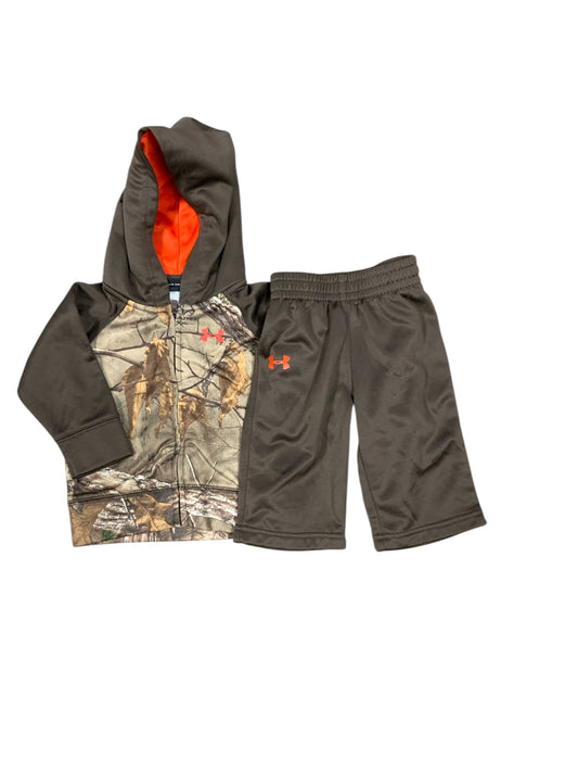 Under Armour (B) Brown Infant Size 6 MO Boys 2PC Casual