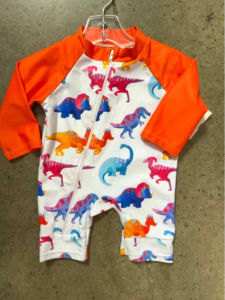 no  brand Orange Infant Size 9 MO Boys 1PCSwimwear