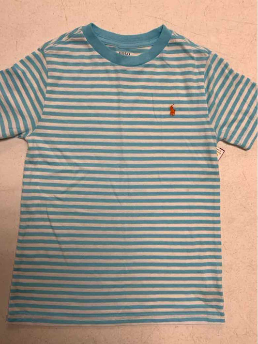 Polo Ralph Lauren (A) Blue Youth Size 7 Boys SSTop