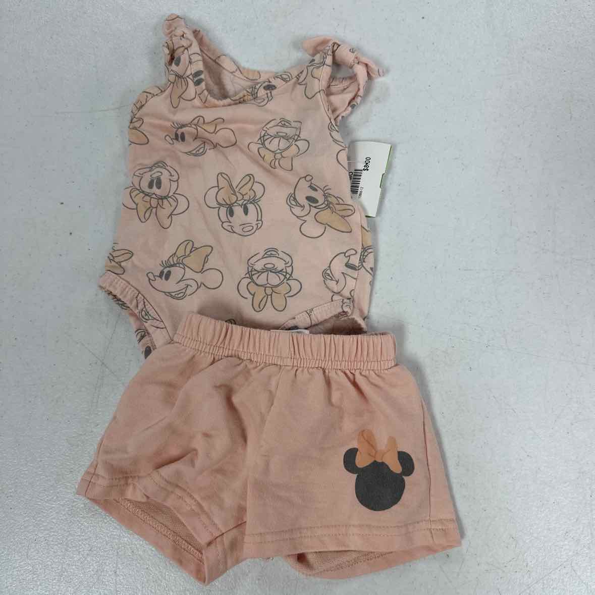 Disney Babies (C) Pink Infant Size 6 MO Girls 3PC Casual