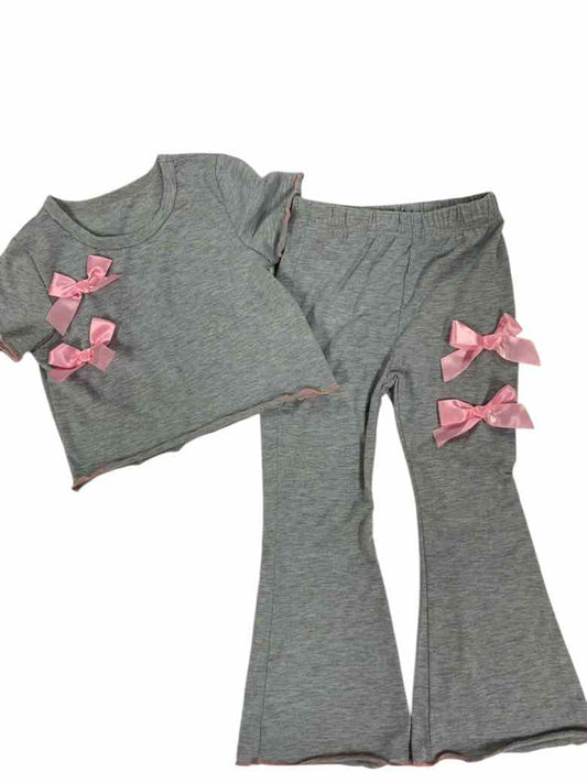 no  brand Gray Toddler Size 4 Girls 2PCCasual