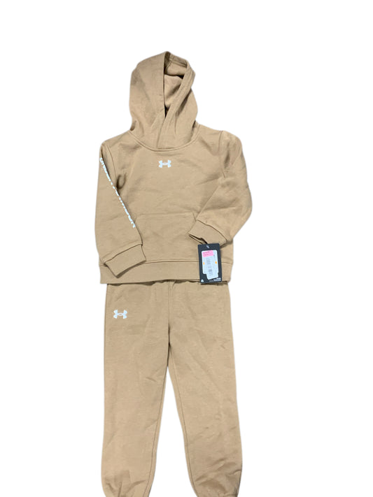 Under Armour (B) Khaki Toddler Size 3T Boys 2PCCasual