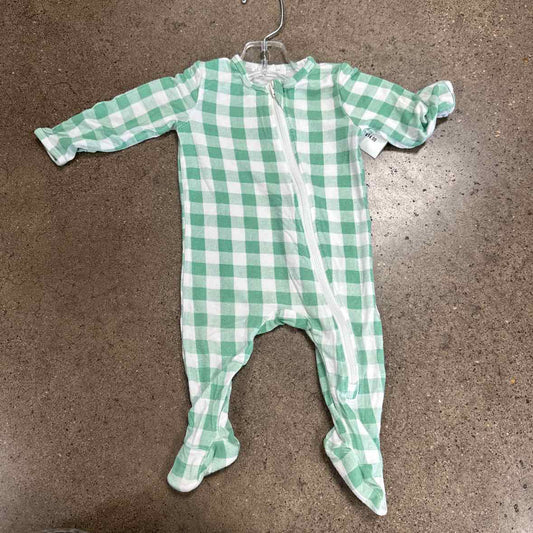 Angel Dear (B) Green Infant Size 3 MO Boys 1PCSleepwear