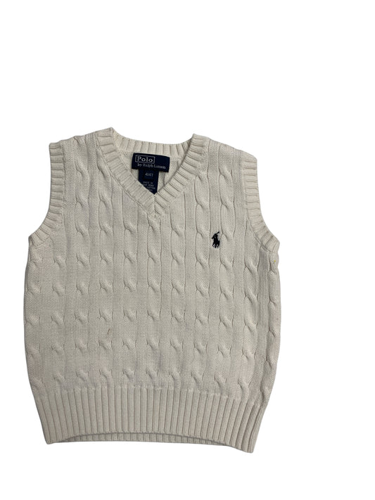 Polo Ralph Lauren (A) White Toddler Size 4T Boys TopVest