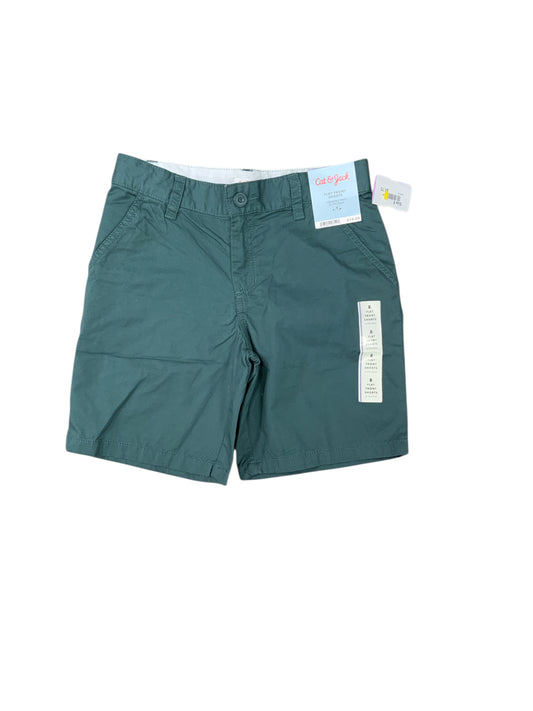 Cat and Jack (D) Green Youth Size 8 Boys ShortBasic