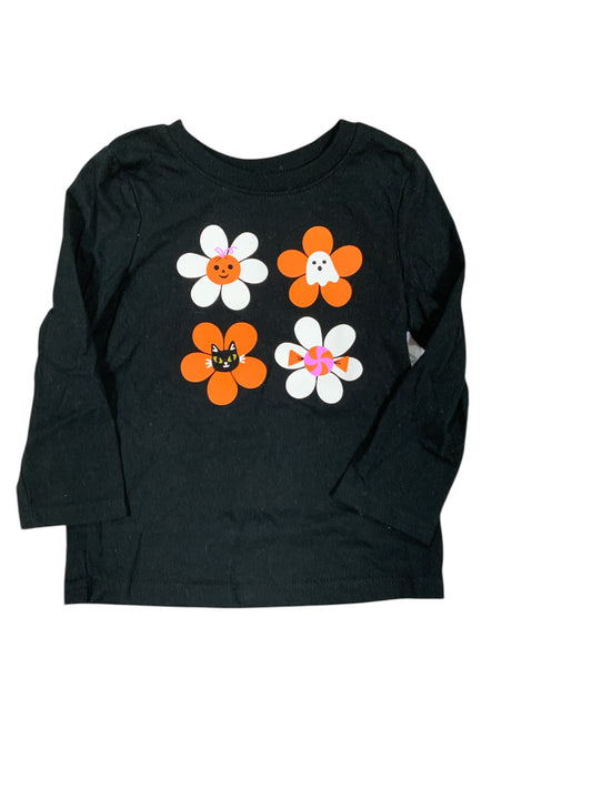 Cat and Jack (D) Black Toddler Size 2T Girls LSTop