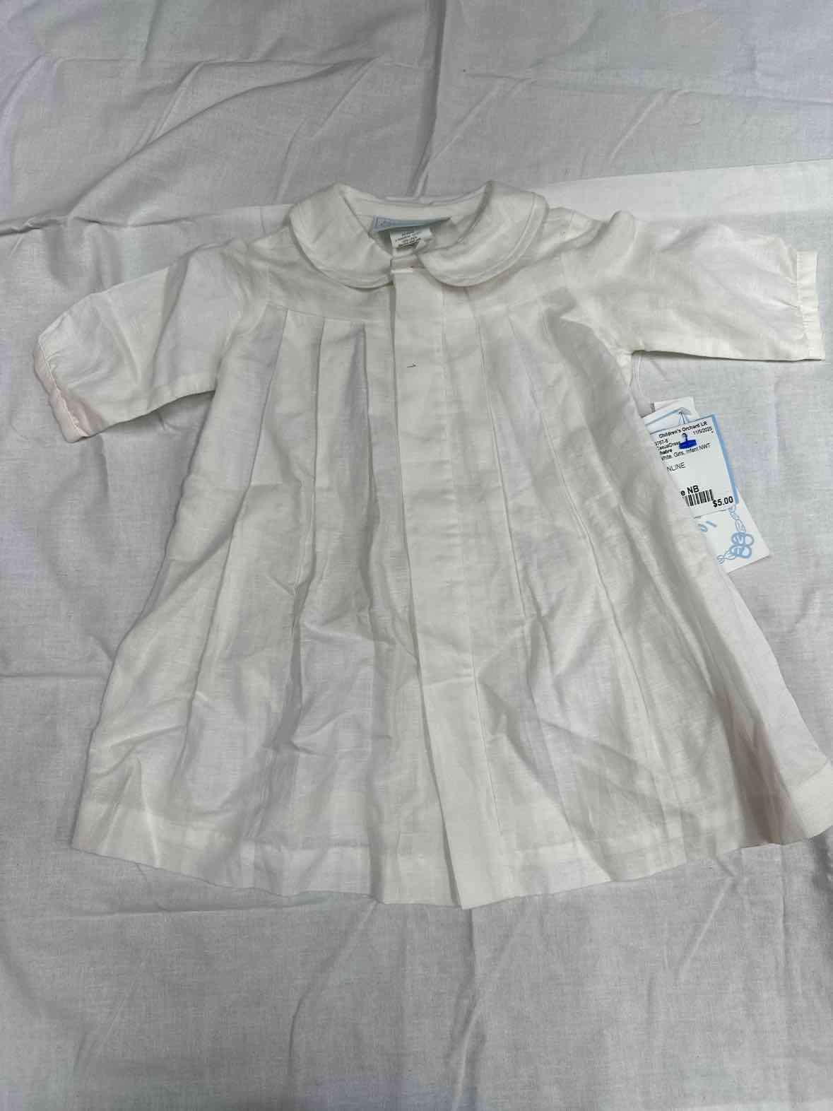 chabre White Infant Size NB Girls CasualDress