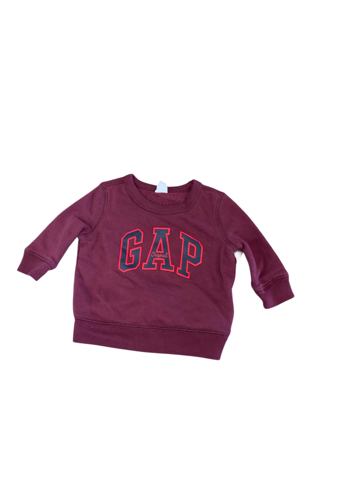 Baby Gap (B) Red Infant Size 3-6 MO Boys LSTop
