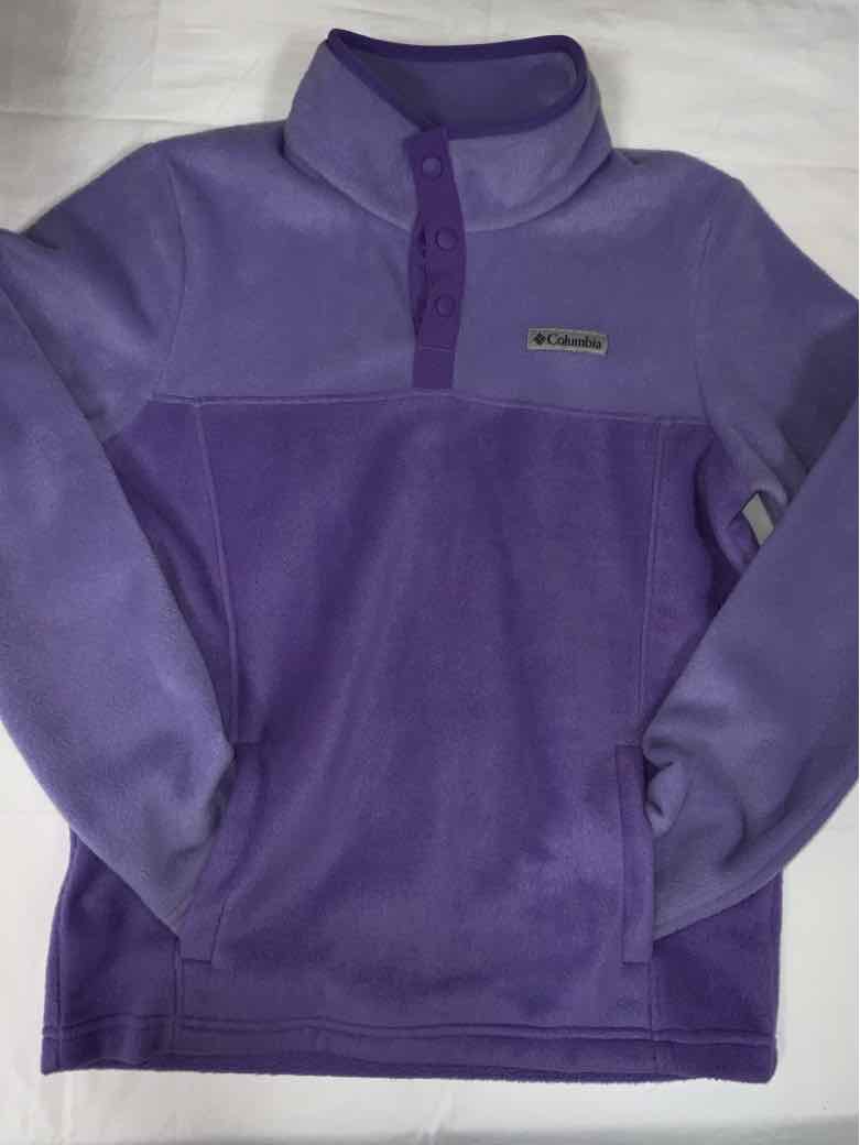 Columbia - Clothing (B) Purple Youth Size 14 Girls Sweatshirt