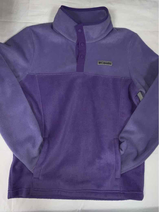 Columbia - Clothing (B) Purple Youth Size 14 Girls Sweatshirt