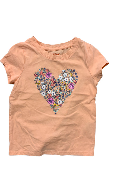 Cat and Jack (D) Peach Toddler Size 3T SSTop