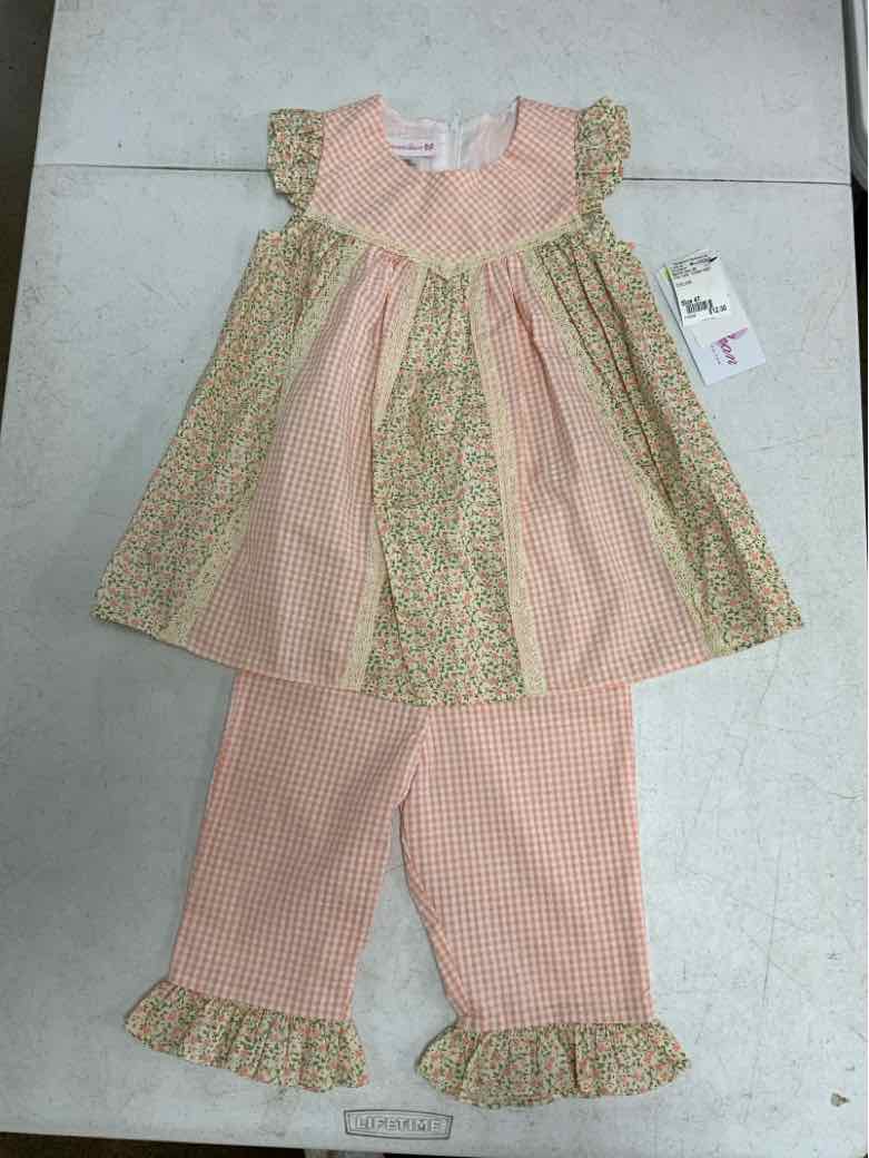 Bonnie Jean (B) Pink Toddler Size 4T Girls 2PCCasual