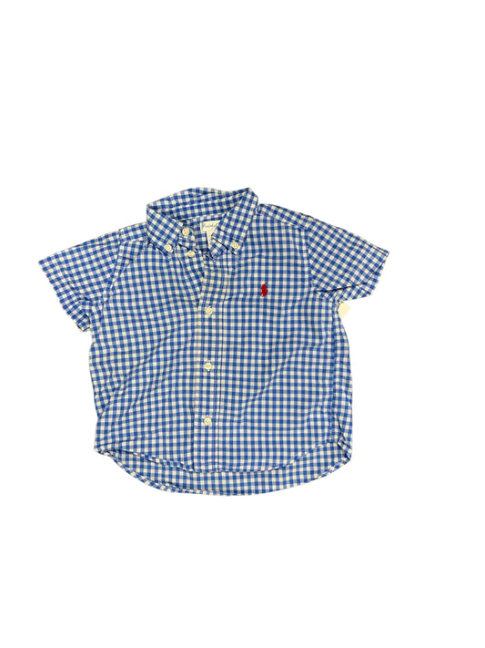 Ralph Lauren (A) Blue Infant Size 24 MO Boys ButtondownSS