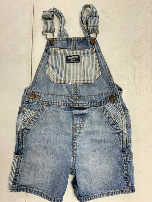 OshKosh BGosh Blue Infant Size 24 MO Boys Overall Short