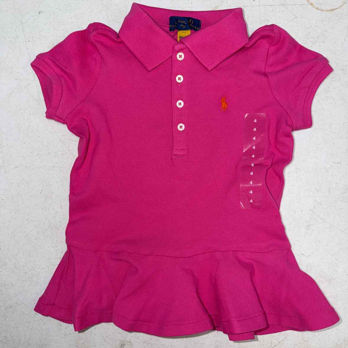Polo Ralph Lauren (A) Pink Toddler Size 4 Girls SSTop