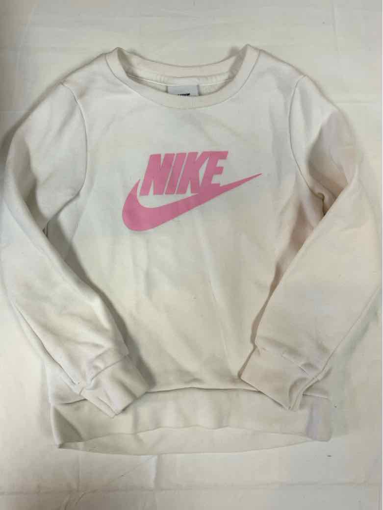 Nike (B) White Toddler Size 5 Girls LSTop