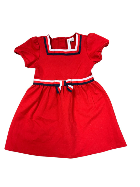 Janie and Jack (A) Red Toddler Size 4 Girls CasualDress