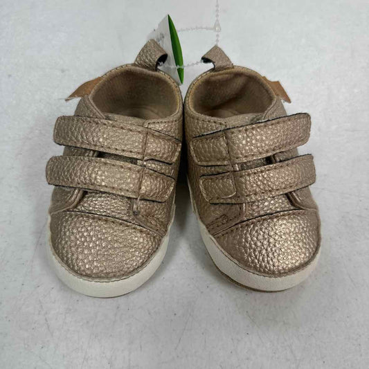 myggpp Gold Infant Shoe Size 3 (Infant) Girls Casual Shoes
